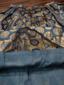Stunning Grey &amp; Gold ethnic skirt