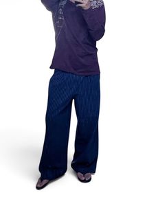 Uniqlo Striped Wide-Leg Pants