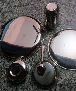 Unused Stainless Steel Set - 6 Pieces
