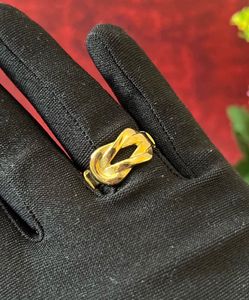Chunky Gold Link Ring