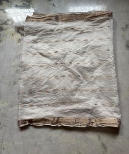 White and Gold Fabric