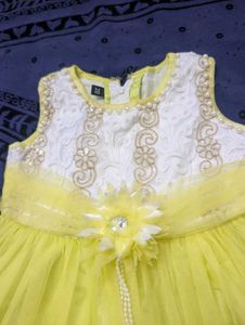 Beautiful lite green Party Dress for Girls