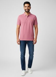 Fahrenheit Pink Polo Shirt
