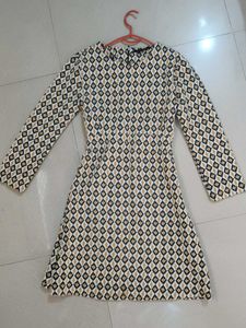 Long Sleeve A-Line Dress