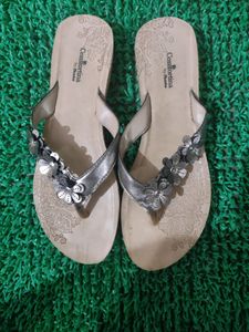 bata leather slipper