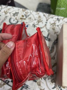 Red Accessory Organizer