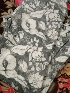 Grey White Trouser