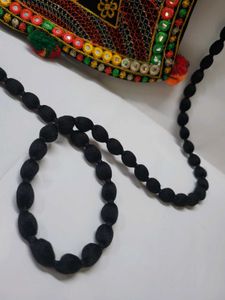 Embroidered Velvet Sling Bag