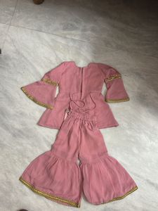 Mauve Georgette Ghagra