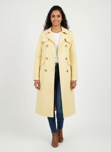 Vintage Yellow Trench Coat