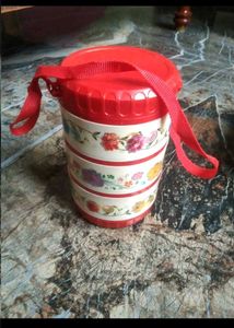 Vintage Floral Insulated Tiffin Carrier