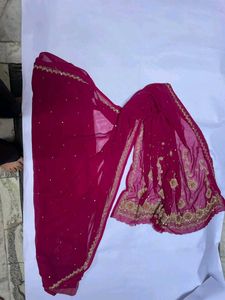 Beautiful pink Gulabi saree designer y2k vintage