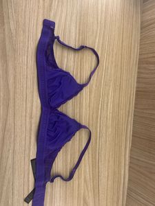 Mark&amp;Spencer Purple Lace Trim Bra