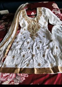 Elegant White Salwar Kameez Suit