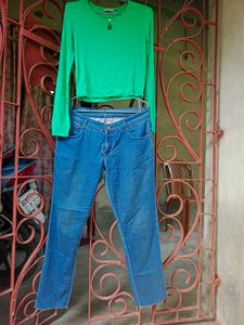 Combo Of Jeans And Top