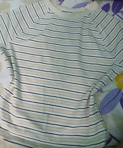Striped Cropped T-Shirt