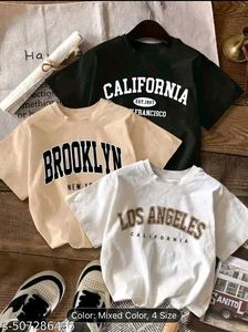 pack of 3 Graphic Print T-Shirts Bundle