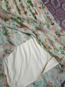 Floral Chiffon Maxi Dress
