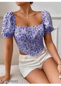 square neck line top