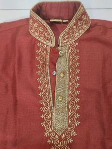Traditional brown kurta for boys