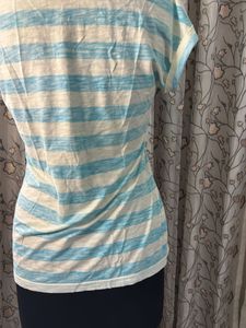 Striped V-Neck T-Shirt