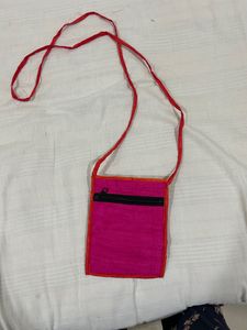 A Sling Bag And Scrunchie -combo