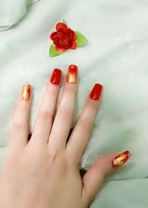 Press On Nails Fireflames🔥