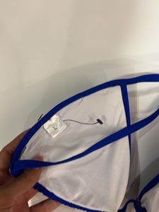 Royal Blue Halter Tie up Bikini Top
