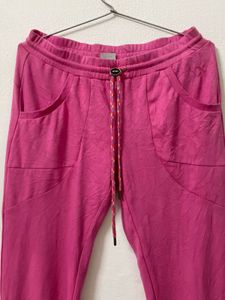 Vibrant Pink Wide Leg  Pants