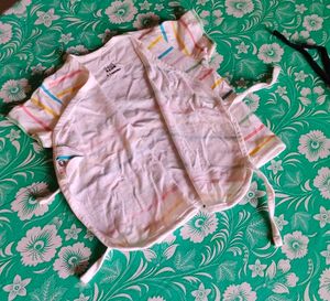 Baby Wrap Onesie with Stripes