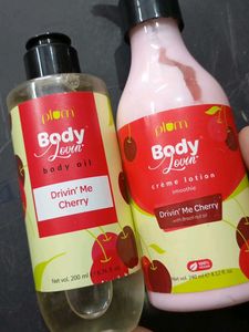 Plum ' Drivin' Me Cherry Body Oil and lotion 🧴