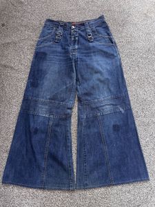 Wide Leg Denim Jeans