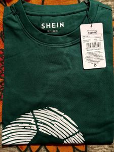 SHEIN Green Graphic T-Shirt (RH)