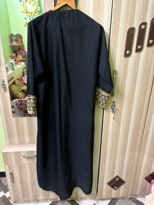 Embroidered Black burkha