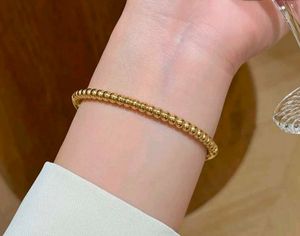 Elegant Gold Beaded Bracelet