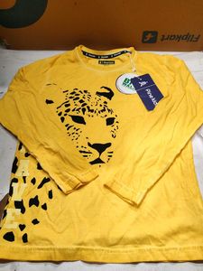 Kids Yellow Long Sleeve Tee