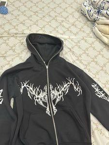 Gothic Zip-Up Hoodie