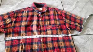 Men's Plaid Short Sleeve Shirt