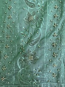 Elegant Green Embroidered Kurta Set