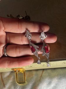 American daimond Earrings Set of 3