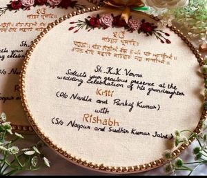 Wedding Hoop In Invitation Style