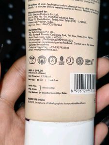 mCaffeine Sun Fix Coffee Sunscreen SPF 50