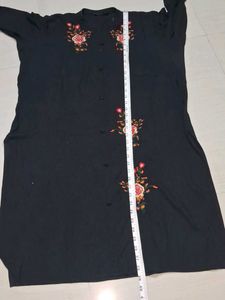 Embroidered Black Kurta of 1