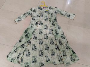 Stylish Printed Maxi Shrug