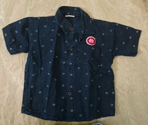 Boys 2 Shirts &amp; Denim Shorts