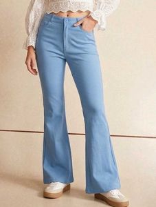 Bootcut Flare Blue Pants