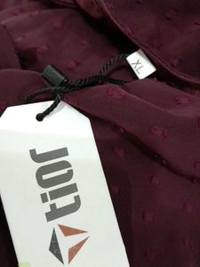 Burgundy Dress For Women's