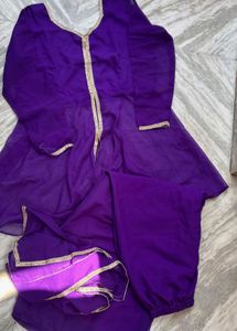 Vibrant Purple Kurta Set