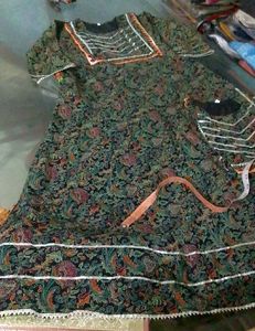 Long Gota Patti Flair Kurti