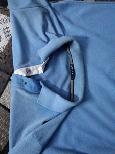 Men's Blue Polo Shirt with Pocket